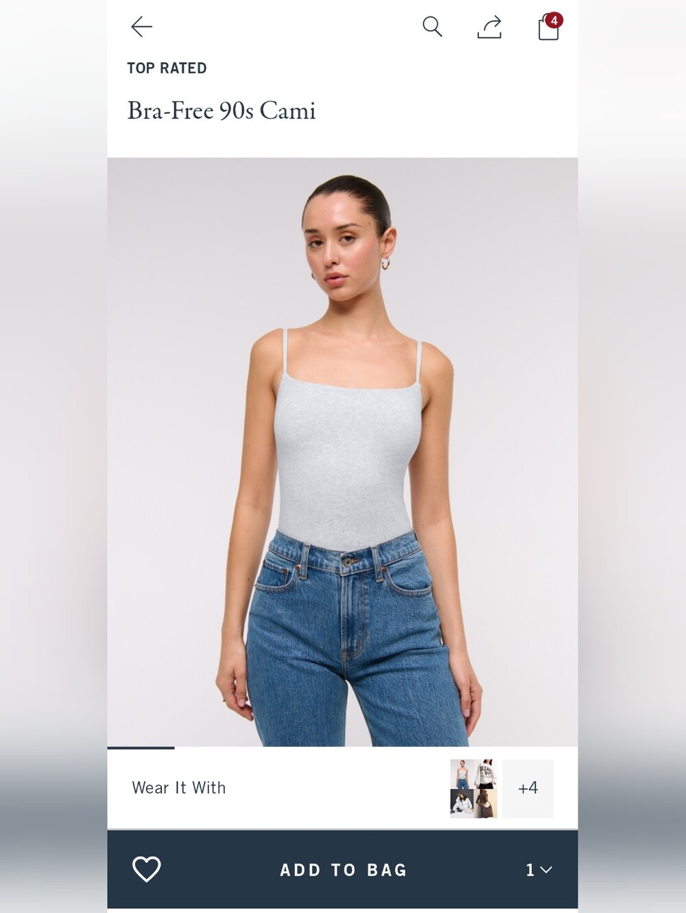 Abercrombie & Fitch Bra Free Tank Top